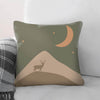 Day Night Light C Cushion Cushion 45 x 45cm Clock Canvas