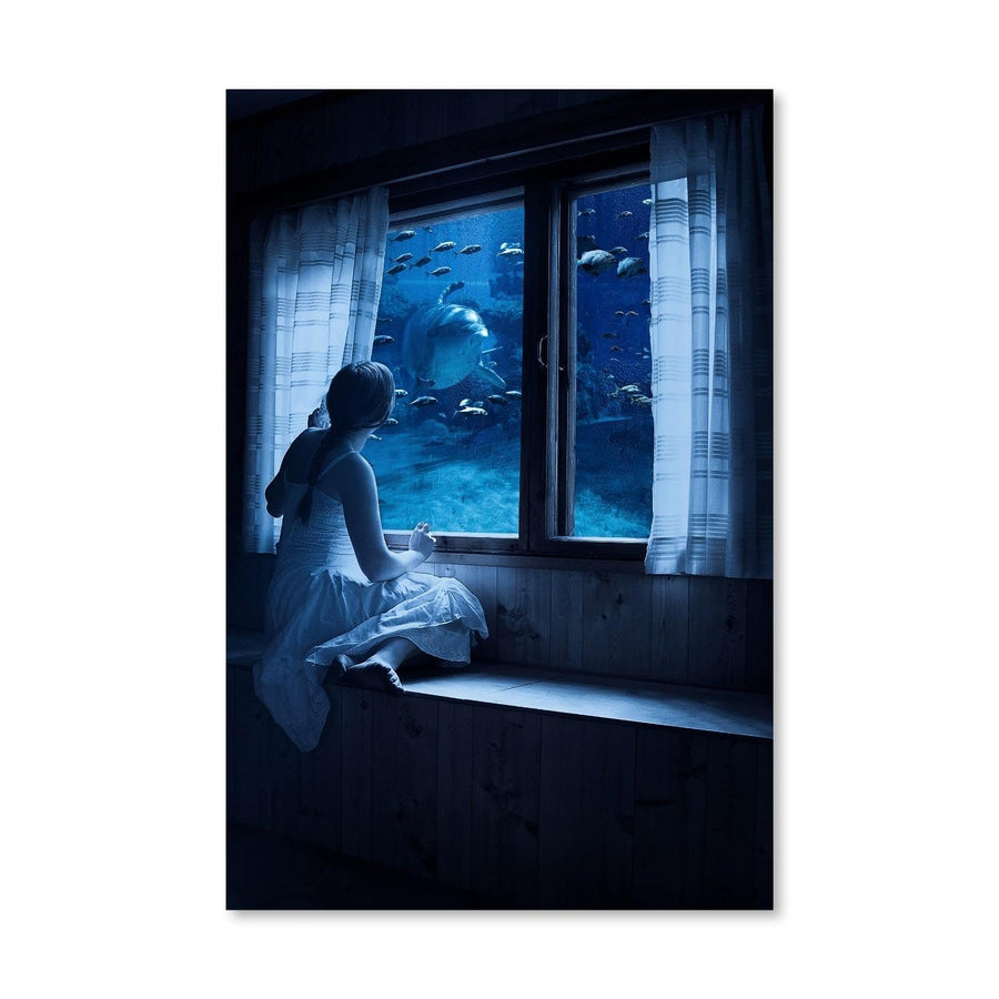 Deep Ocean Fantasy Canvas Art Clock Canvas