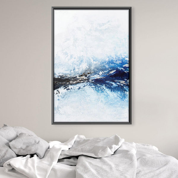 Deep Ocean Single Canvas Art Clock Canvas