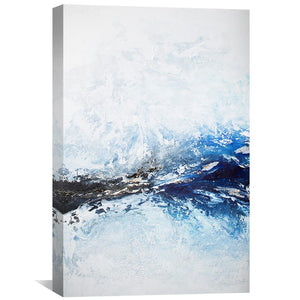 Deep Ocean Single Canvas Art 30 x 45cm / Unframed Canvas Print Clock Canvas