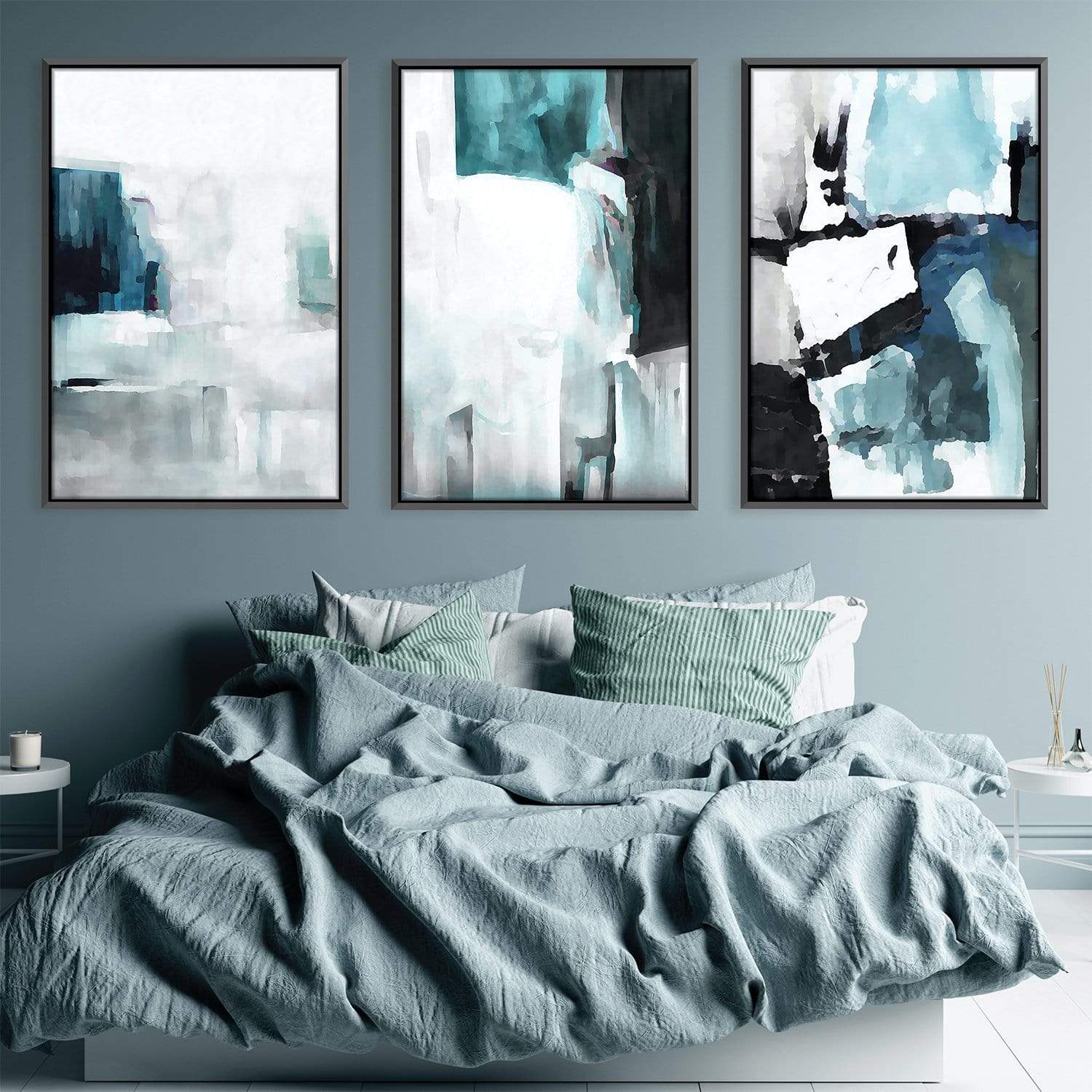 Deep Pacific Canvas Art Clock Canvas