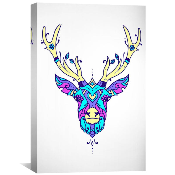 Deer Canvas Art Clock Canvas