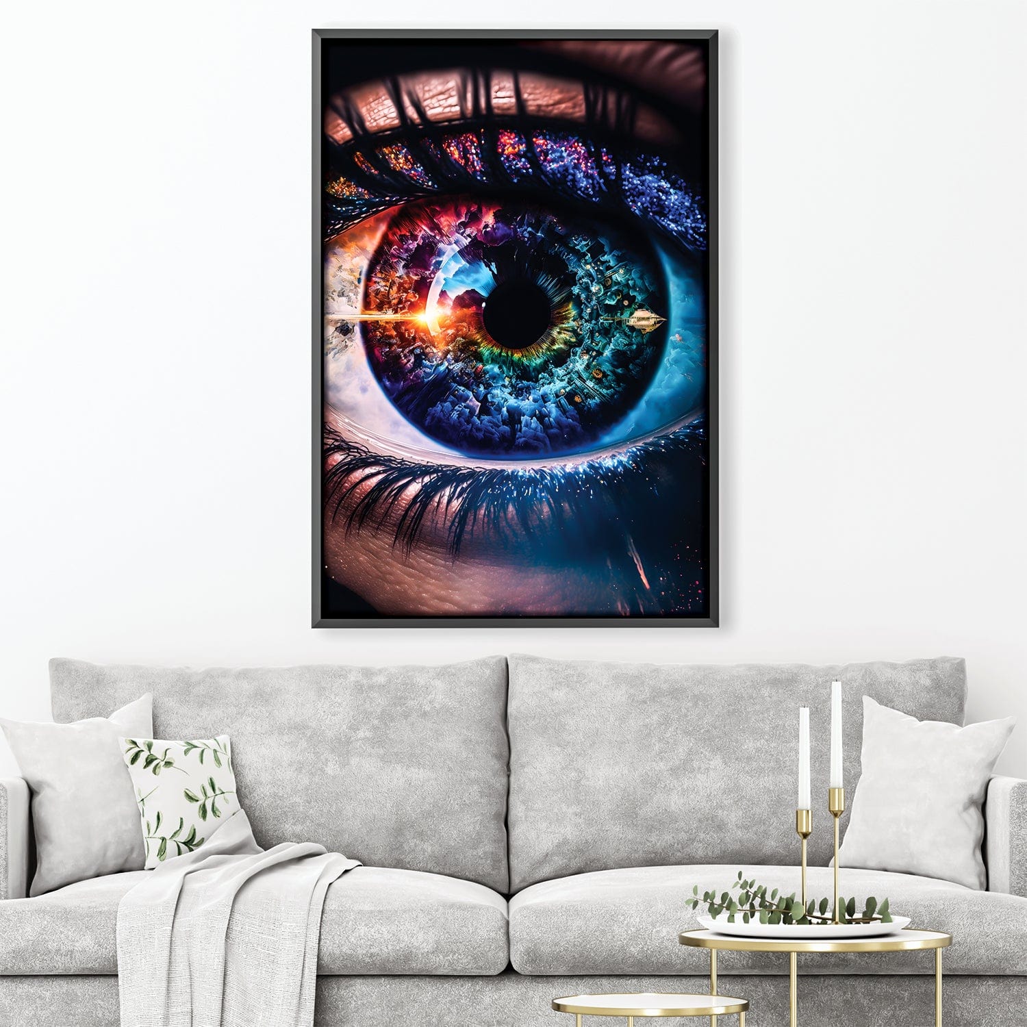 Depth of Vision Canvas Art Clock Canvas