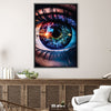 Depth of Vision Canvas Art Clock Canvas