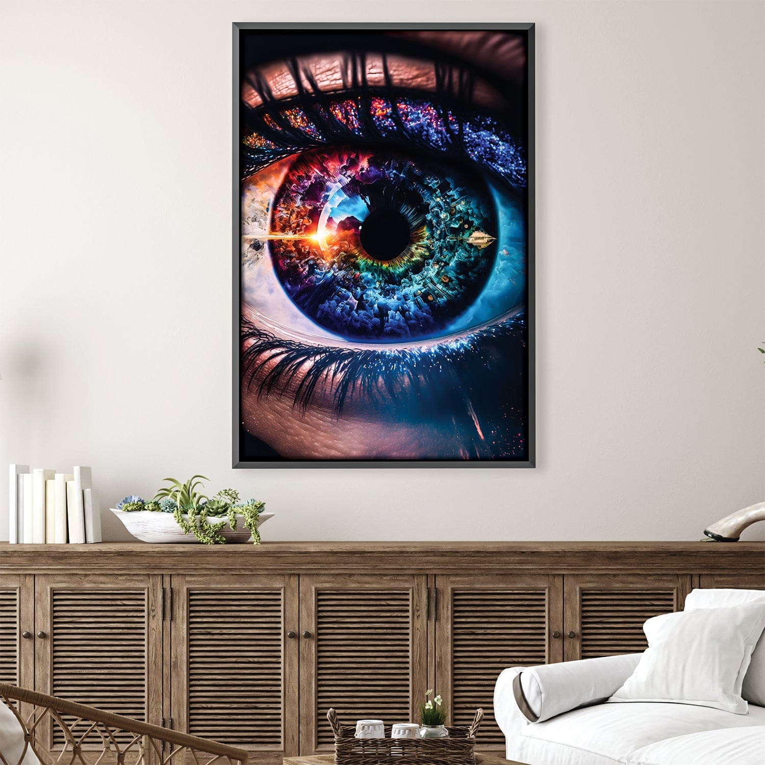 Depth of Vision Canvas Art Clock Canvas