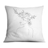Desired Beauty A Cushion Cushion 45 x 45cm Clock Canvas