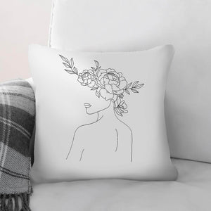 Desired Beauty A Cushion Cushion 45 x 45cm Clock Canvas
