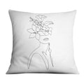 Desired Beauty B Cushion Cushion 45 x 45cm Clock Canvas