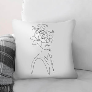 Desired Beauty B Cushion Cushion 45 x 45cm Clock Canvas
