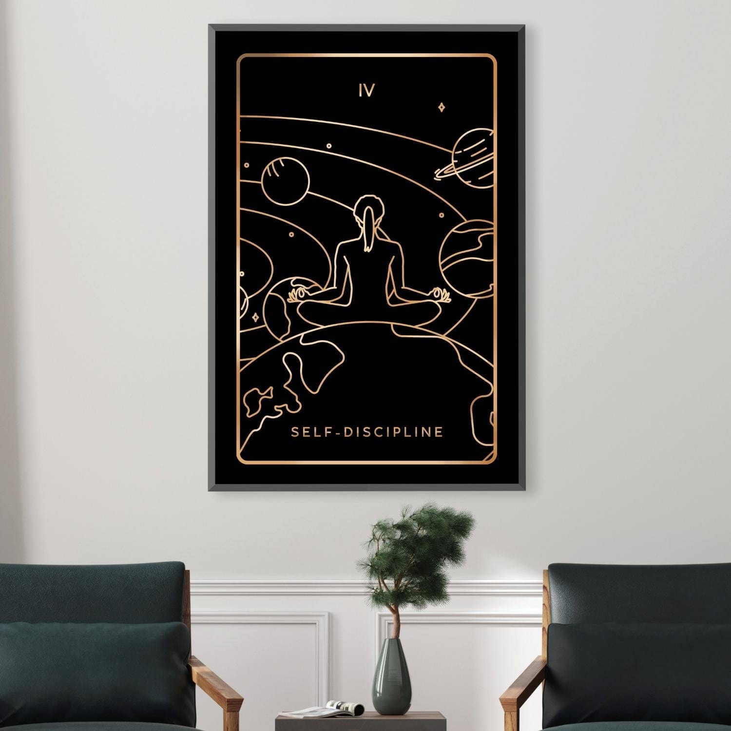 Discipline Tarot Card Canvas product thumbnail