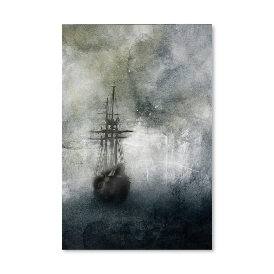 Distant Ships Canvas Art Clock Canvas