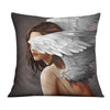 Divine Angels C Cushion Cushion Cushion Square Clock Canvas