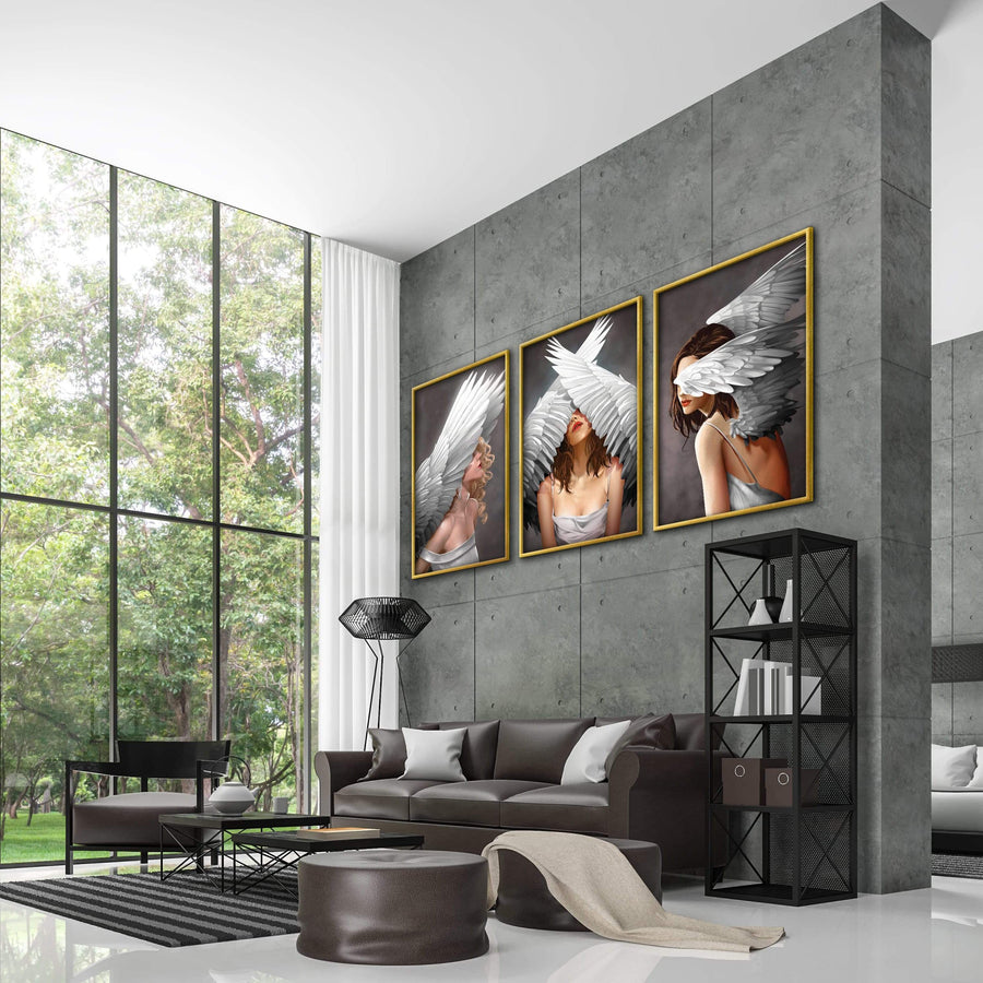 Divine Angels Canvas Art Clock Canvas