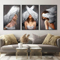 Divine Angels Canvas Art Clock Canvas