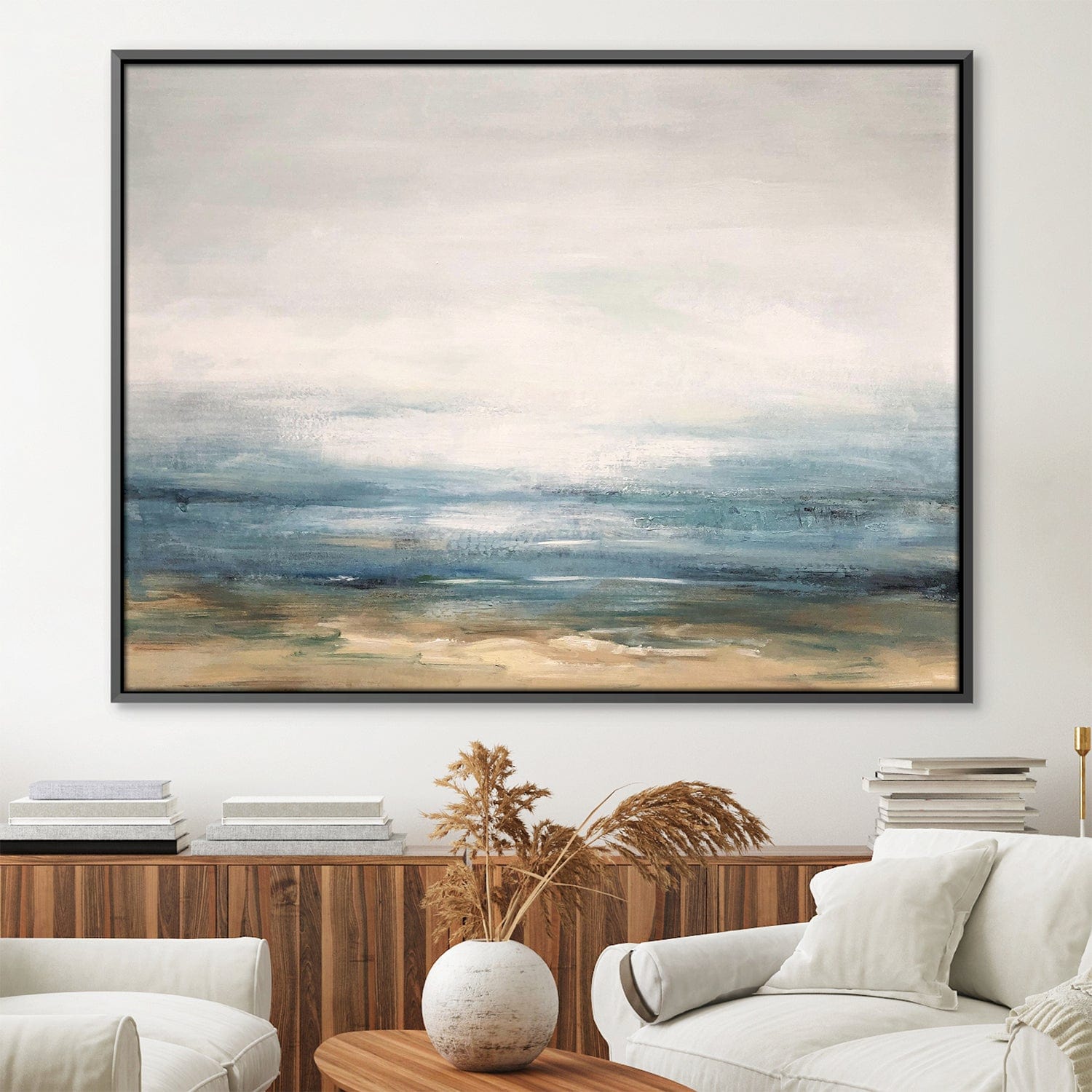 Divine Empathy Oil Painting Oil 45 x 30cm / Oil Painting Clock Canvas