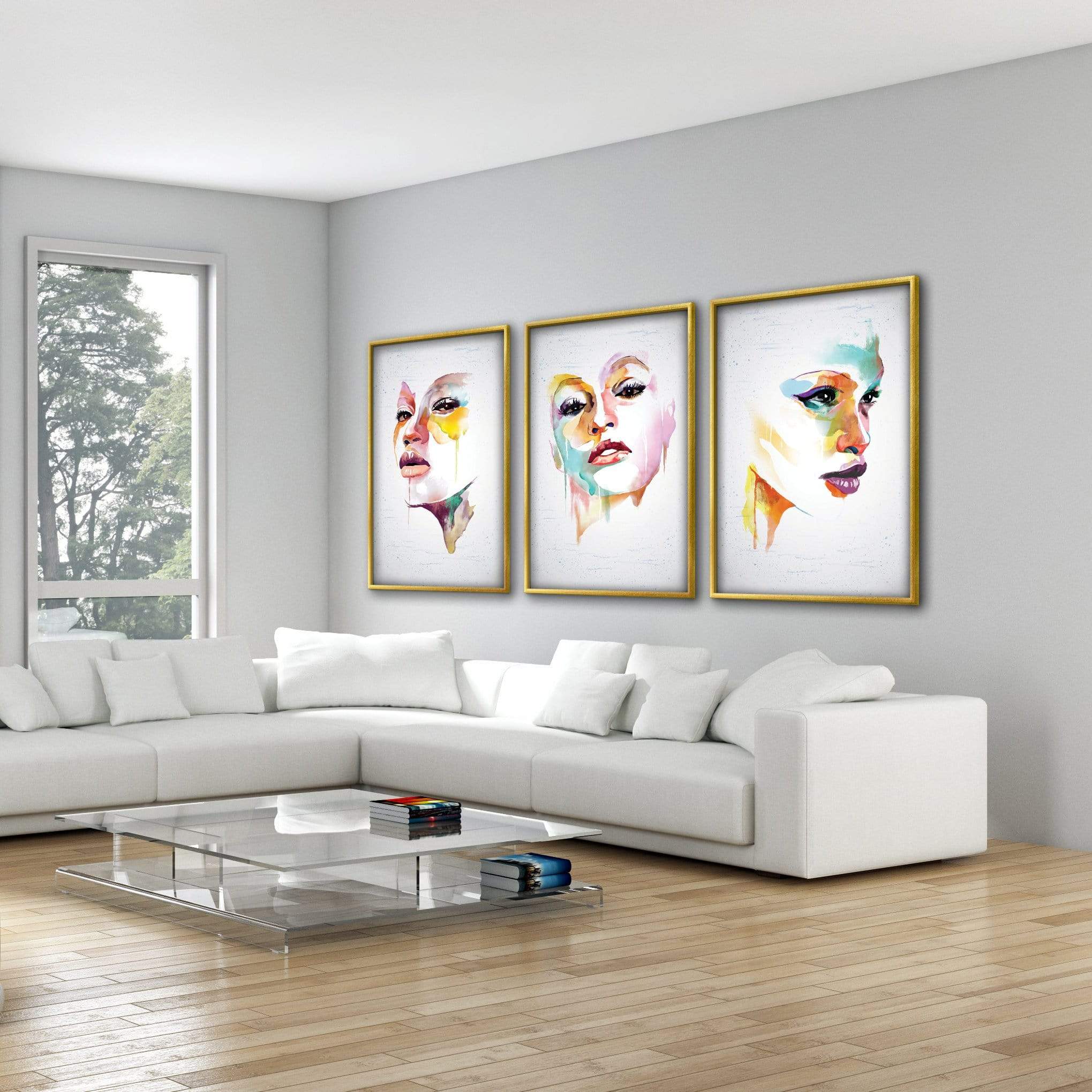 Divine Mask Canvas Art Clock Canvas