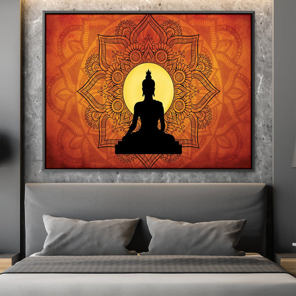 Divine Meditation Canvas Art Clock Canvas