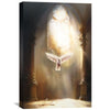 Dove Light Canvas Art Clock Canvas