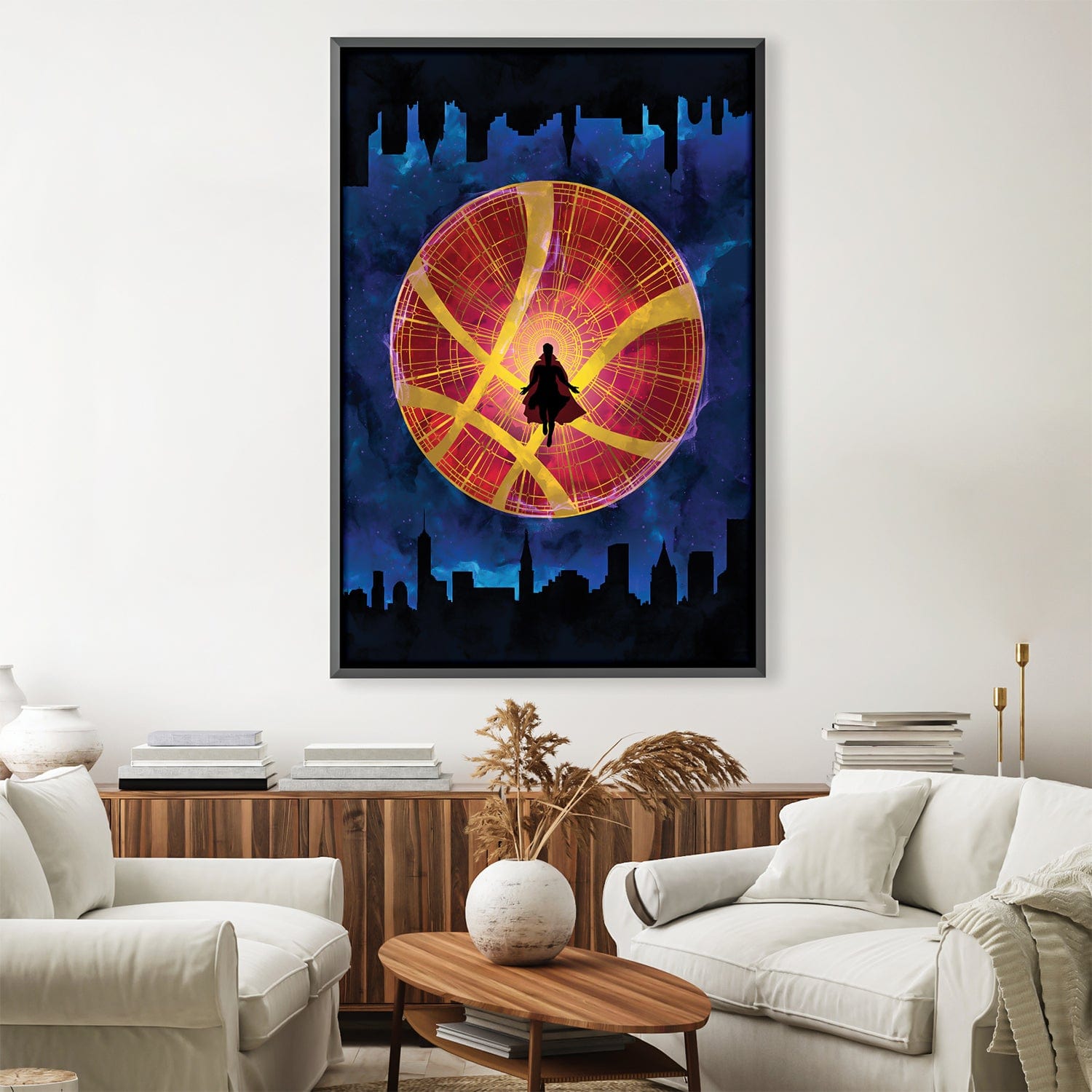 Dr. Strange Silhouette Canvas product thumbnail