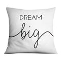 Dream Big A Cushion Cushion 45 x 45cm Clock Canvas