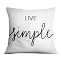 Dream Big B Cushion Cushion 45 x 45cm Clock Canvas
