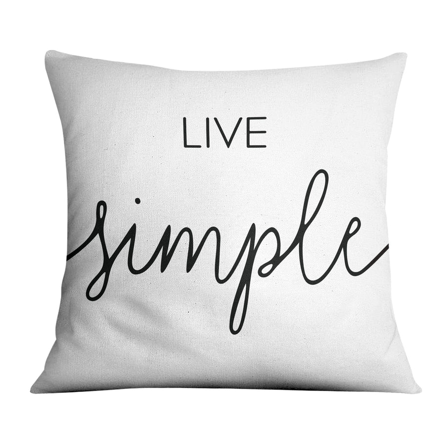 Dream Big B Cushion Cushion 45 x 45cm Clock Canvas