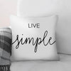 Dream Big B Cushion Cushion 45 x 45cm Clock Canvas