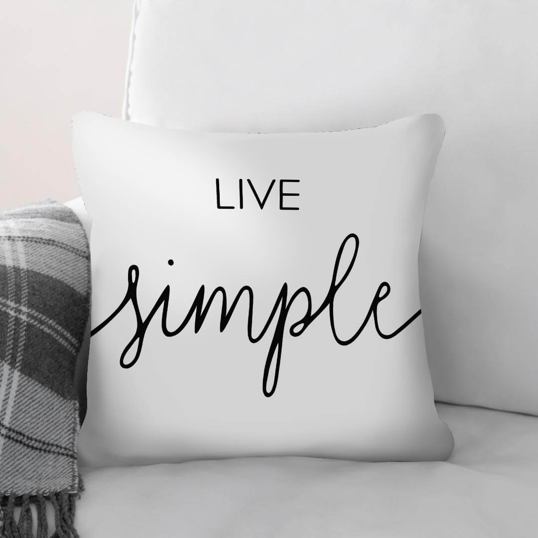 Dream Big B Cushion Cushion 45 x 45cm Clock Canvas