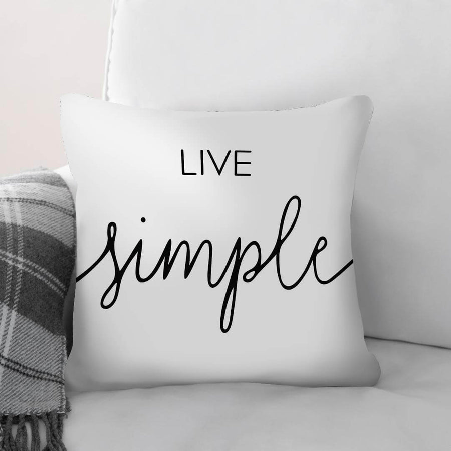 Dream Big B Cushion Cushion 45 x 45cm Clock Canvas