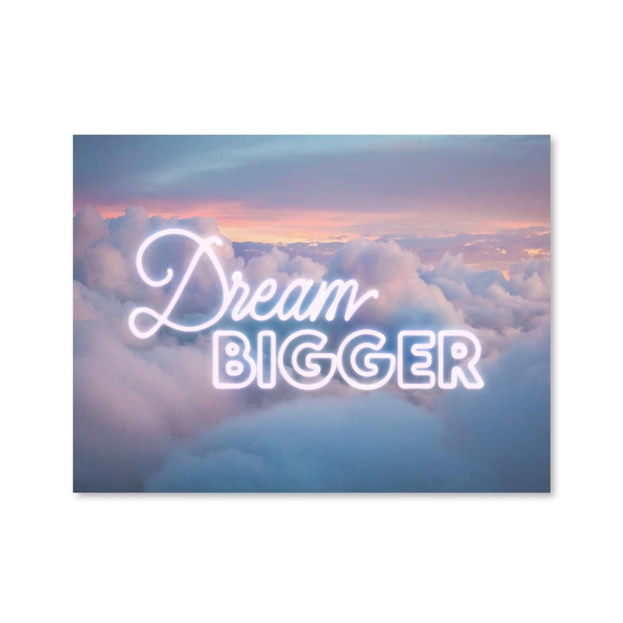 Dream Bigger Canvas Art Clock Canvas