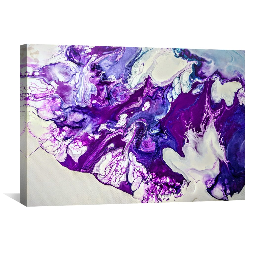 Dreaming in Amethyst Canvas Art Clock Canvas