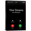Dreams are Calling Canvas Art 30 x 45cm / Standard Gallery Wrap Clock Canvas