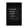 Dreams Don't Work 12 x 18 / Standard Gallery Wrap Clock Canvas