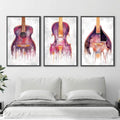 Drip Orchestra Canvas Art Clock Canvas