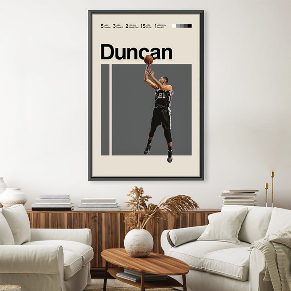 Duncan Stats Canvas Art Clock Canvas