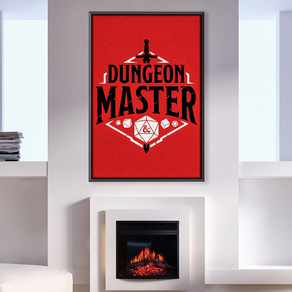 Dungeon Master Canvas Art Clock Canvas