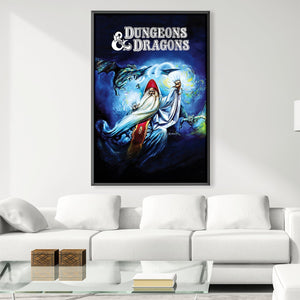 Dungeons & Dragons Canvas Art Clock Canvas