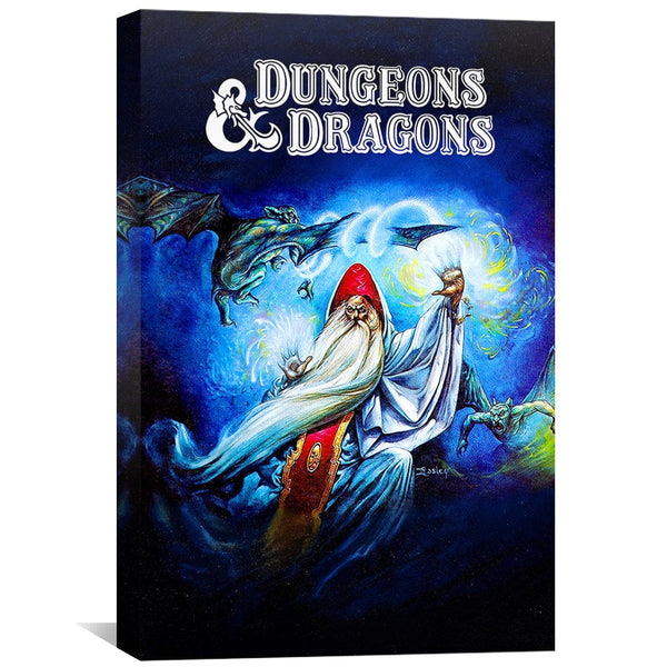 Dungeons & Dragons Canvas Art Clock Canvas