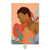 Dynamic Woman Canvas Art B / 40 x 50cm / No Board - Canvas Print Only Clock Canvas