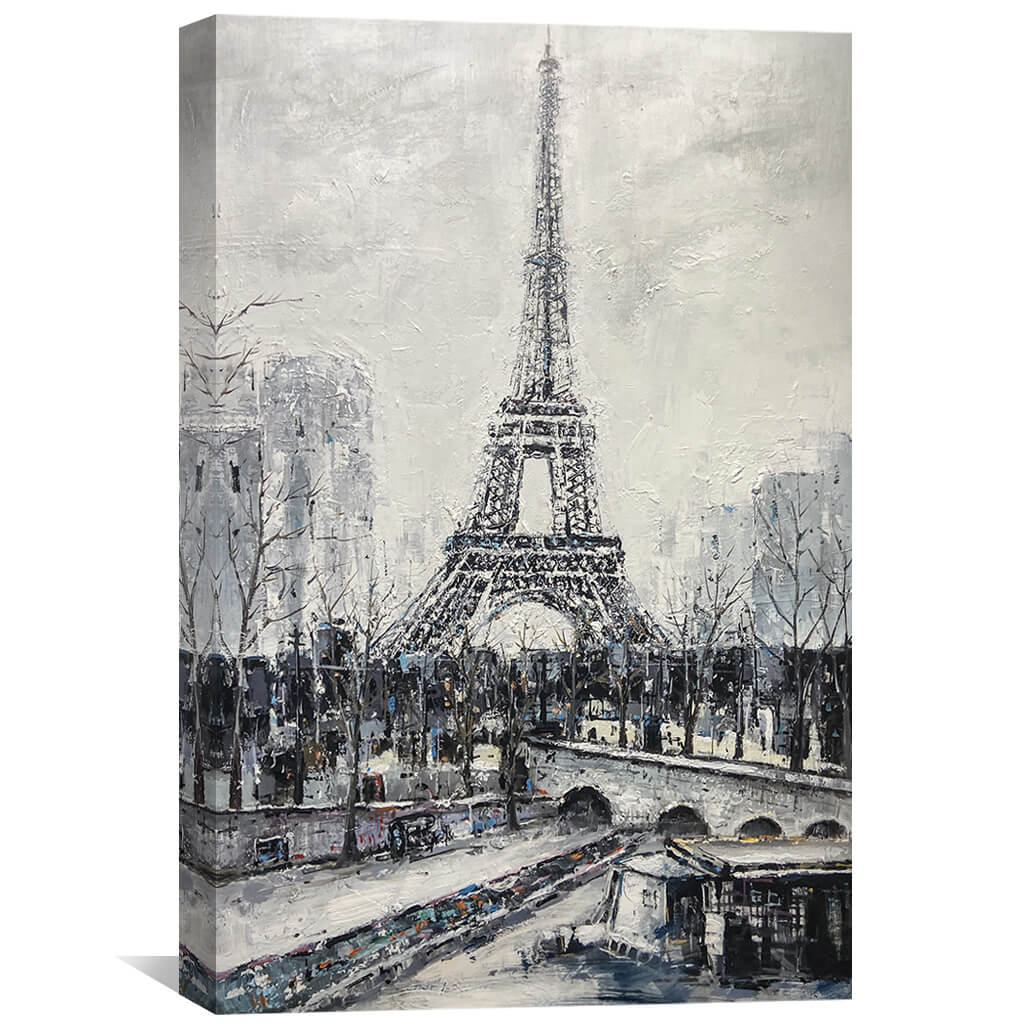 Eiffel Brushed Oil Painting product thumbnail