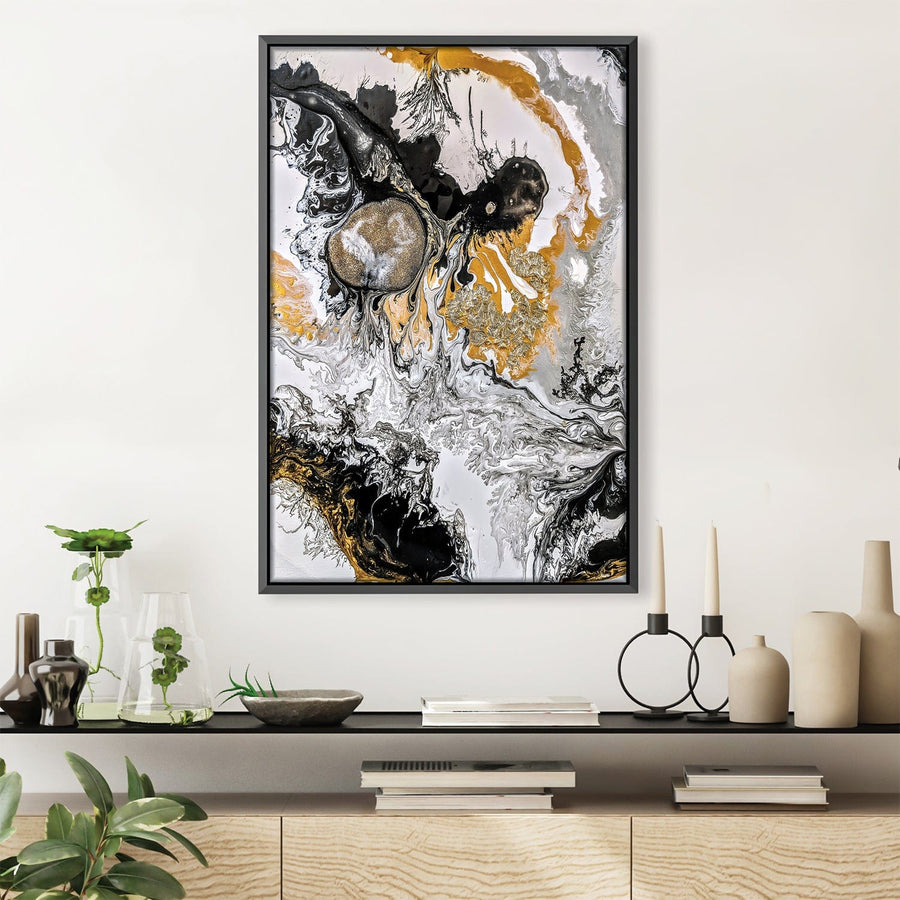 Elegance Canvas Art 30 x 45cm / Unframed Canvas Print Clock Canvas