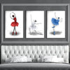 Elegant Ballet Canvas Art Clock Canvas