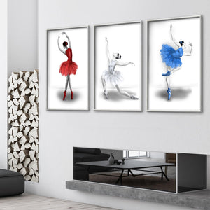 Elegant Ballet Canvas Art Clock Canvas