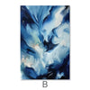 Elegant Waters Canvas Art Clock Canvas