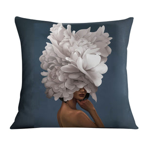 Elegant Woman A Cushion Cushion 45 x 45cm Clock Canvas
