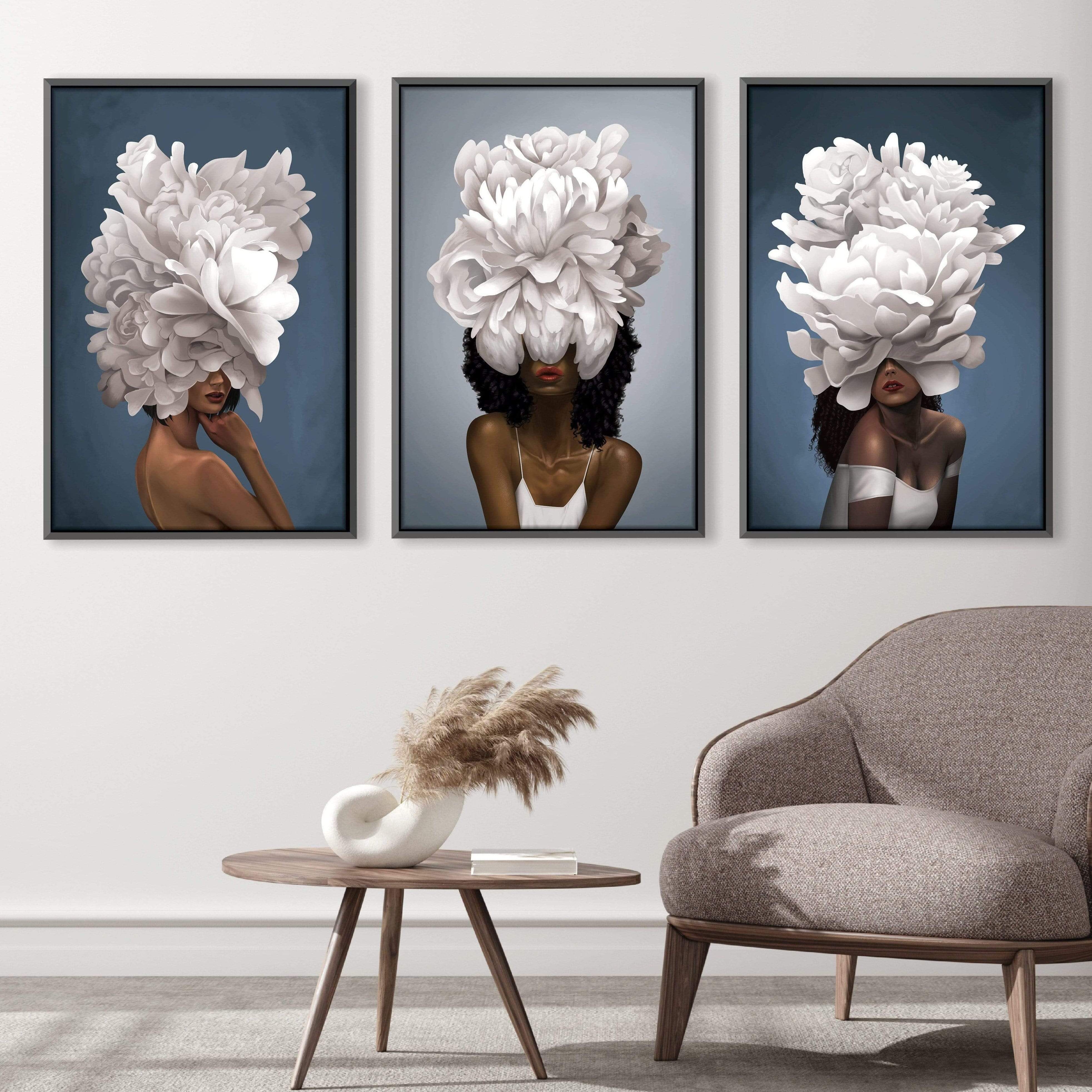 Elegant Woman Canvas Set of 3 / 12 x 18in / Canvas product thumbnail