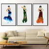 Elemental Woman Canvas Art Clock Canvas