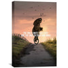 Elephant Limits Canvas Art 30 x 45cm / Standard Gallery Wrap Clock Canvas