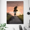 Elephant Limits Clock Canvas