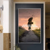 Elephant Limits Clock Canvas